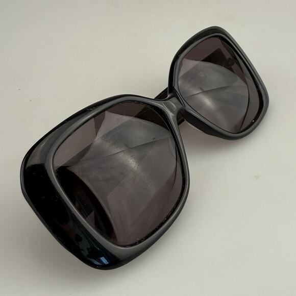Les Copains Sunglasses mod. LC 210 Black Oversized Butterfly Shades Vintage main image 4